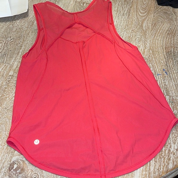 Lululemon Sheer Mesh Shoulder Tank, small to medium - Picture 2 of 4